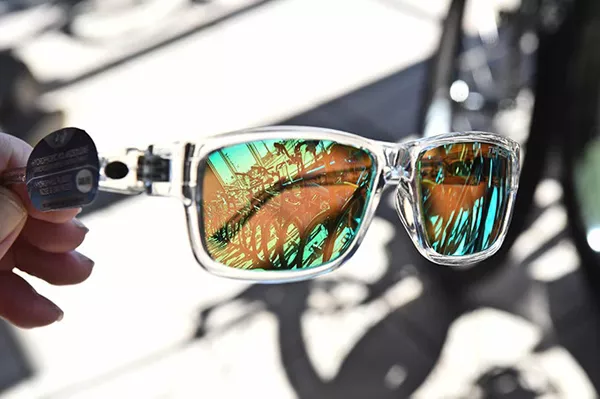 Get yourself some cool sunglasses for your bike ride, at Bike One in Norman, 2-17-16. - MARK HANCOCK