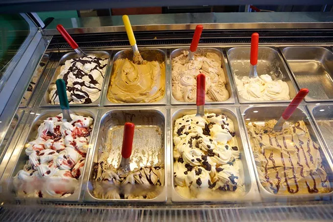 Gelato at Roma's Gelato and Cafe in Edmond, Thursday, April 30, 2015. - GARETT FISBECK