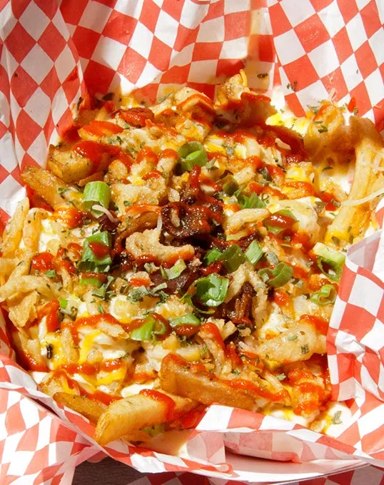 Loaded seafood fries (Mark Hancock)