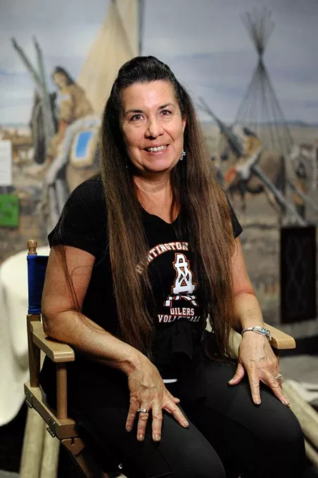 Valerie Red-Horse at the Oklahoma History Center in Oklahoma City, Wednesday, July 8, 2015. - GARETT FISBECK
