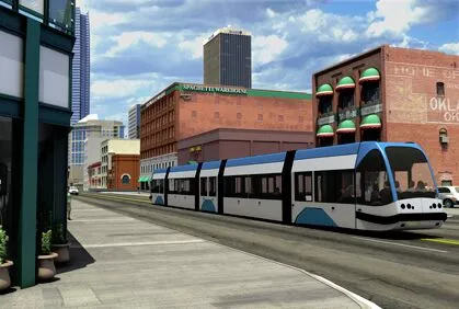 Oklahoma City is planning to build a $130 million streetcar system in downtown. - FILE