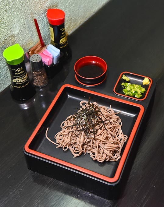 Cold soba noodles at Tokyo Japanes Restaurant.  mh