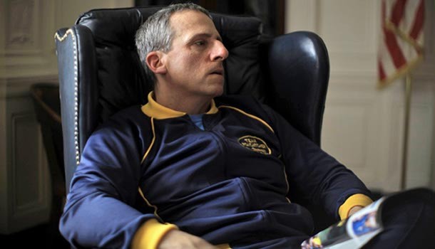 Steve Carrell takes a dramatic turn in Foxcatcher. - PROVIDED