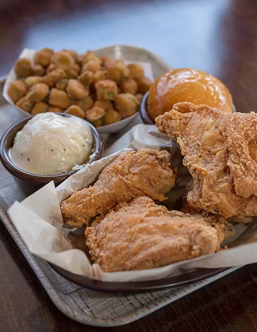 Jim's Famous Chicken serves up "classic fried chicken" in Oklahoma City, June 16, 2016. - EMMY VERDIN