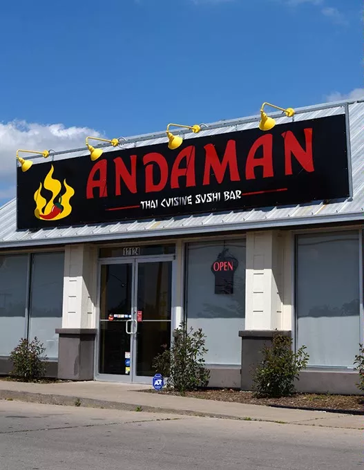 Andaman Thai Cuisin Sushi Bar in Oklahoma City, Monday, April 25, 2016. - GARETT FISBECK
