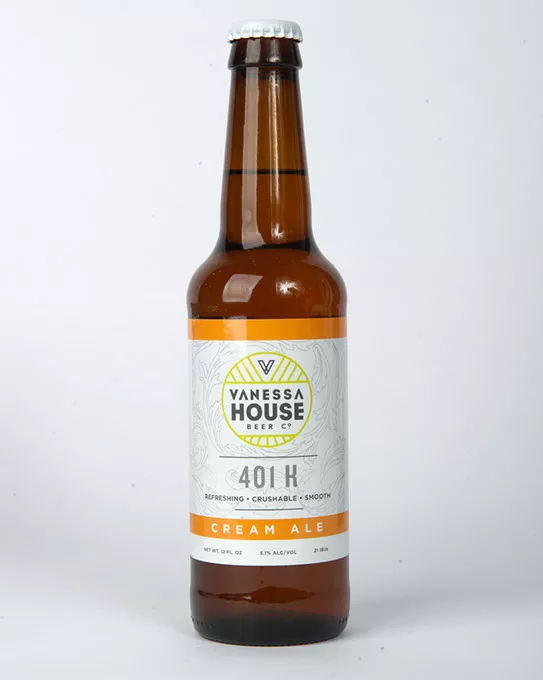 Vanessa House Beer Co. 401 K Cream Ale for Gazette Fall Brew Review 2016. - GARETT FISBECK