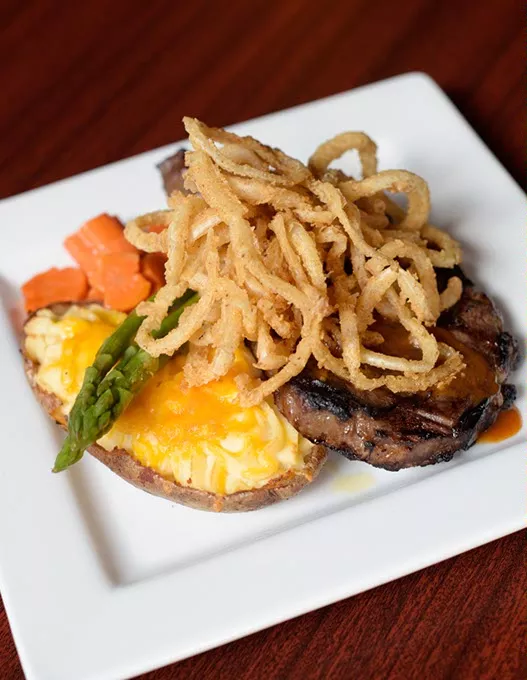 Delmonico at Gage's Steak House in Guthrie, Tuesday, May 9, 2017. - GARETT FISBECK