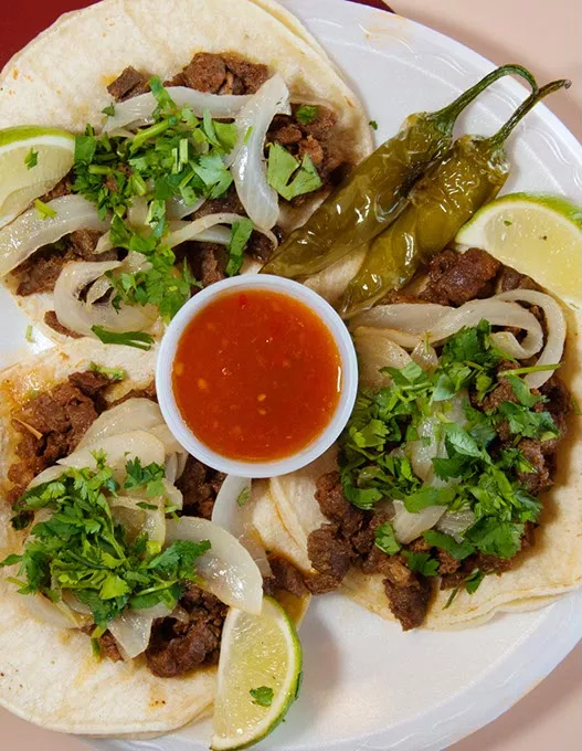 for lunch at Taco Rico, 3838 N. Lincoln Blvd. mh