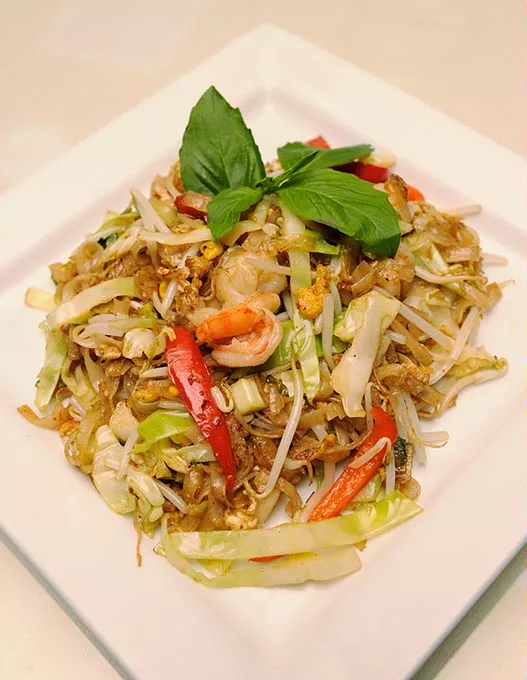 Shrimp Pad Kee Mao at Tana Thai in Oklahoma City, Thursday, Dec. 10, 2015. - GARETT FISBECK