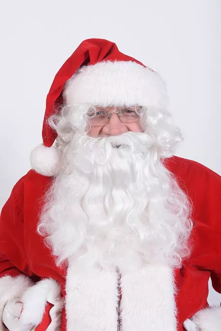Rubén Espinosa during a Santa photoshoot, Thursday, Dec. 1, 2016. - GARETT FISBECK