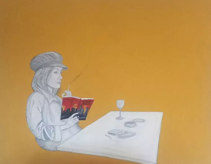 An untitled work by Bekah June (Provided)