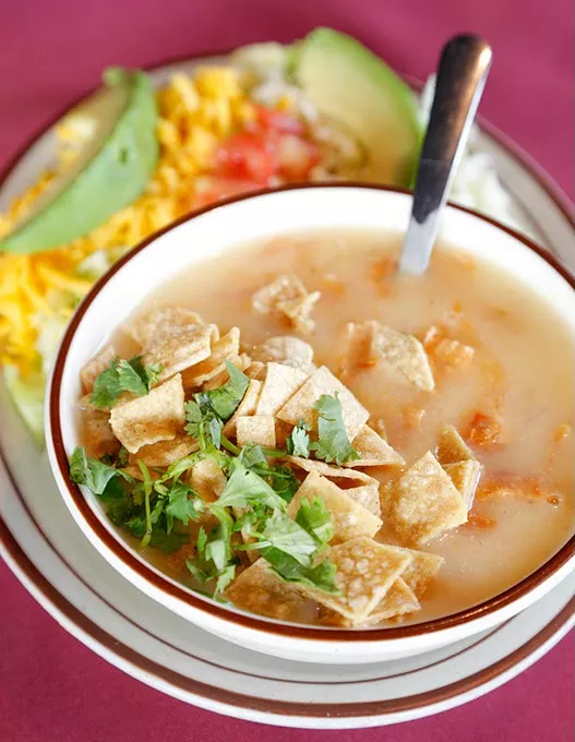 Tortilla soup at Alvarado's in Edmond, Wednesday, Aug. 26, 2015. - GARETT FISBECK