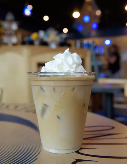 Iced latte at The Blue Bean Coffee Company in Moore, Thursday, Sept. 8, 2016. - GARETT FISBECK