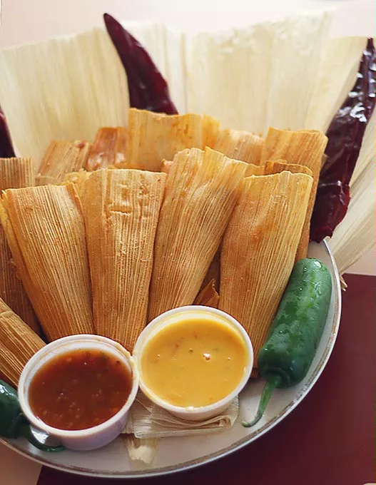 Tamales at Taco Rico. (Cara Johnson).