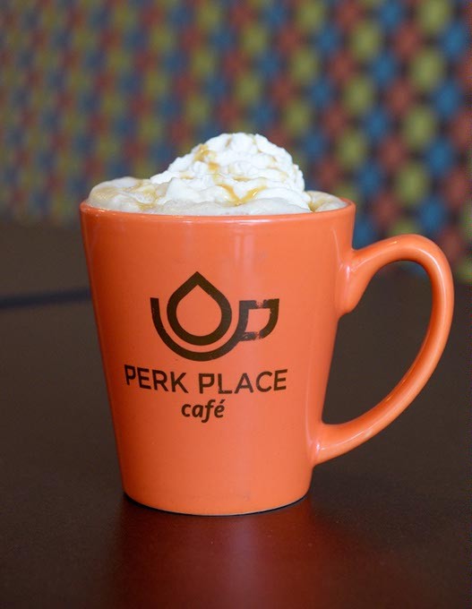 Latte at Perk Place Cafe in Edmond, Friday, Sept. 9, 2016. - GARETT FISBECK