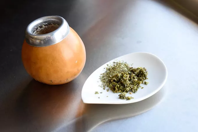 Yerba Maté tea at Urban Tea House, Wednesday, May 11, 2016. - GARETT FISBECK