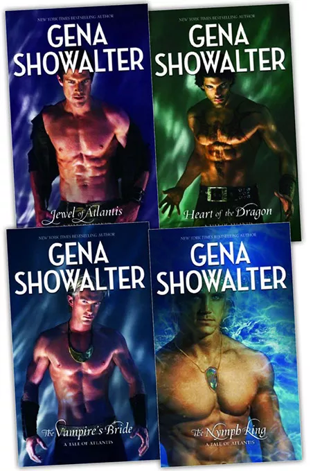 Oklahoma author Gena Showalter’s bestselling Atlantis series | Image provided