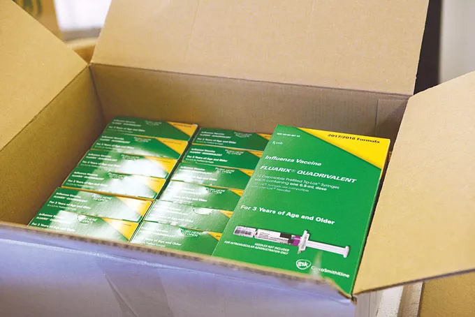 Oklahoma City-County Health Department received 650 doses of flu vaccine on Feb. 2. Local and state officials recommend people get a vaccine to help prevent getting and spreading the flu. | Photo Laura Eastes