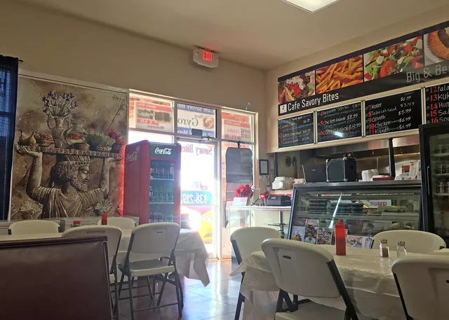 Cafe Savory Bites also doubles as a market for Persian spices. (Photo Jacob Threadgill)