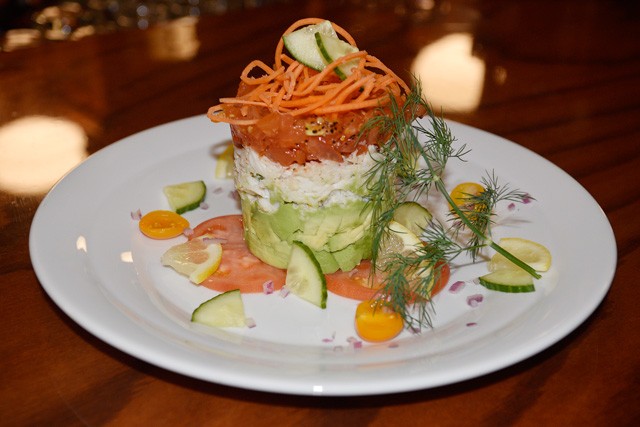 Tuna tower is a new menu item at McClintock Saloon (Photo Jacob Threadgill)