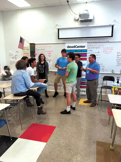 Students from around 30 state schools, including Classen School of Advanced Studies, participate in deadCenter Film Festival’s statewide education program each year. | Photo deadCenter Film Festival / provided
