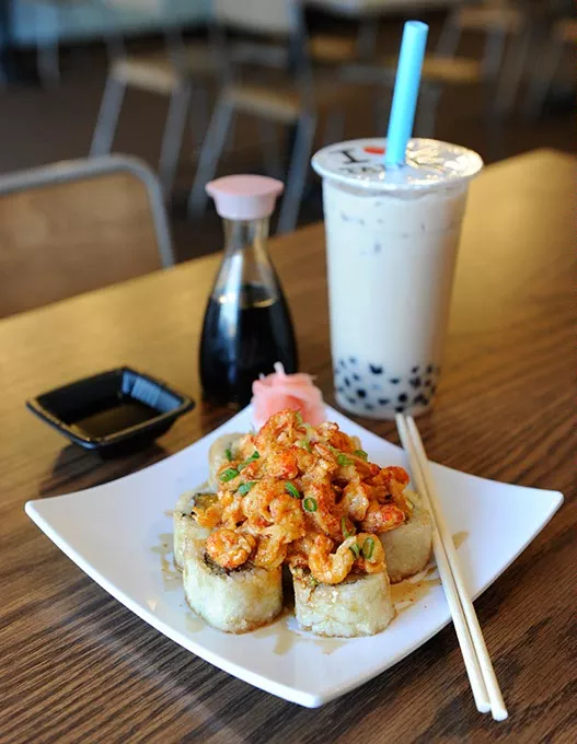 Golden Taipei and Black Milk Tea with Boba at Cafe Taipei in Edmond, Wednesday, Jan. 13, 2016. - GARETT FISBECK