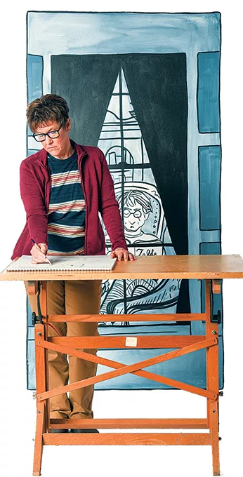 Lyn Cramer stars in Lyric Theatre of Oklahoma’s production of Fun Home. - KEITH RINEARSON / PROVIDED