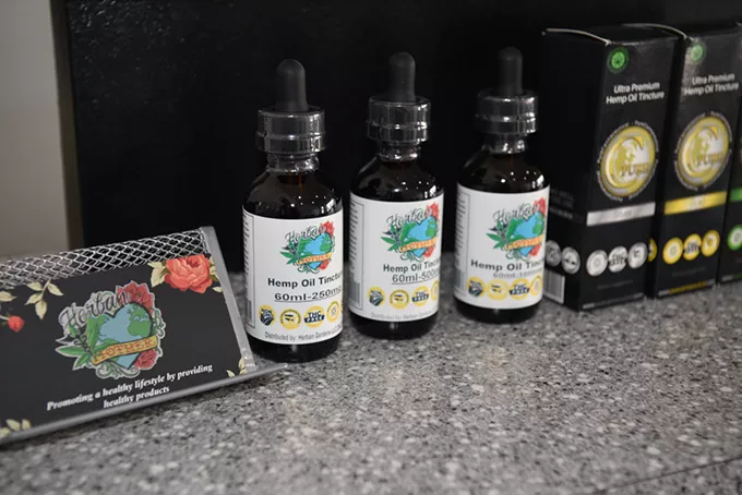 Paseo Art District’s Herban Mother sells a variety of spray, topical and other CBD medical products. - JACOB THREADGILL / FILE