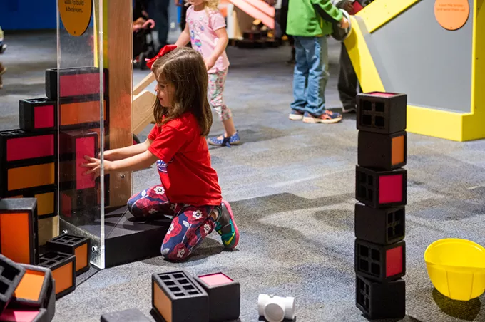 Building Buddies is open in the Oklahoma Museum Network gallery at Science Museum Oklahoma through September. - PROVIDED