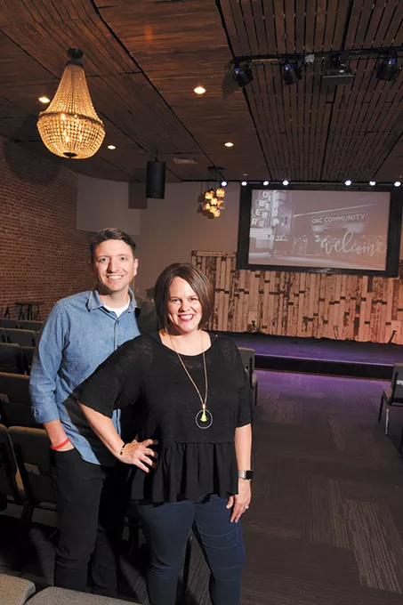 Tim and Christie Mannin founded OKC Community Church in an effort to serve a diverse population. - MARK HANCOCK
