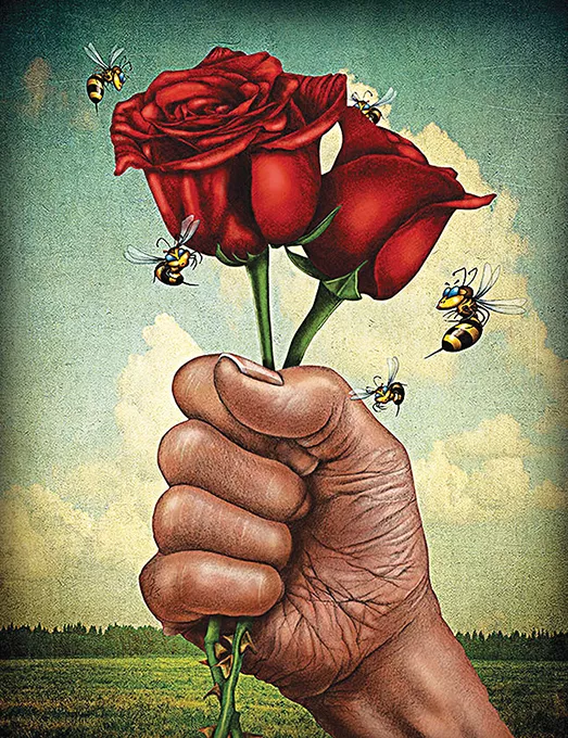 “For Rose” by Rick George - RICK GEORGE / JRB ART AT THE ELMS / PROVIDED