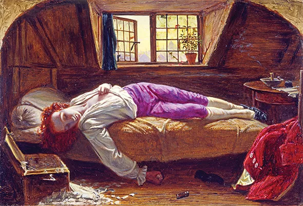 “The Death of Chatterton” by Henry Wallis - OKLAHOMA CITY MUSEUM OF ART / BIRMINGHAM MUSEUMS TRUST / PROVIDED