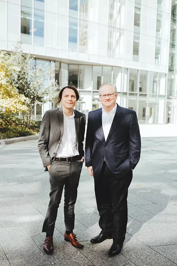 J. Blake Johnson and Eric S. Fisher are vice chair and chair of Crowe & Dunlevy’s Cannabis Industry Practice Group. - ALEXA ACE
