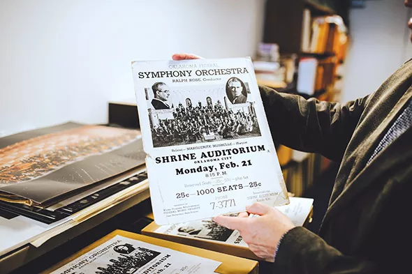 Levine will spend part of his retirement working as OKC Phil’s archivist. - ALEXA ACE