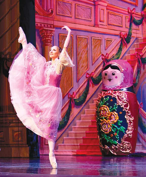 In Great Russian Nutcracker, Masha replaces Clara in the lead role. - MOSCOW BALLET / PROVIDED