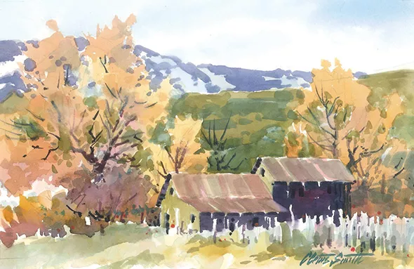 “Watercolor” by Cletus Smith - THE DEPOT GALLERY / PROVIDED