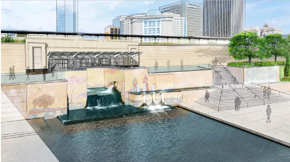 Plans for a tunnel from Bricktown to Santa Fe Station could be used at a later time but are now delayed in favor of enhancing current routes to the facility. - CITY OF OKLAHOMA CITY / PROVIDED