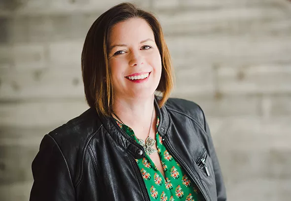 Jilian Larimore, Impact Oklahoma executive director, said the organization’s grants remove the burden of funding for local nonprofits. - VALERIE SEBESTYEN / PROVIDED