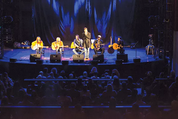 Zac Maloy introduces local songwriters at last year’s Oklahoma Songwriters Festival. - PROVIDED