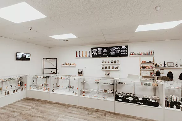 The interior of The Green Dot, a Norman cannabis dispensary that has been given 30 days’ notice that it has to relocate due to its proximity to Norman High School - ALEXA ACE