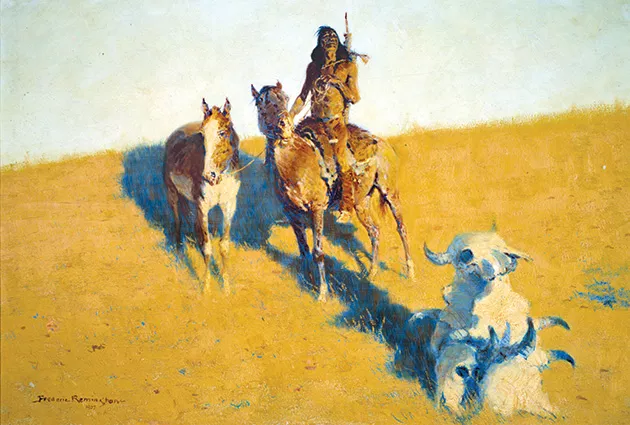 “The Sign of the Buffalo Scout” by Frederic Remington - NATIONAL COWBOY & WESTERN HERITAGE MUSEUM / PROVIDED