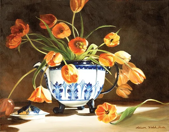 A painting by Allison Powers available at the Oklahoma Artists Invitational exhibit - IMAGE PROVIDED