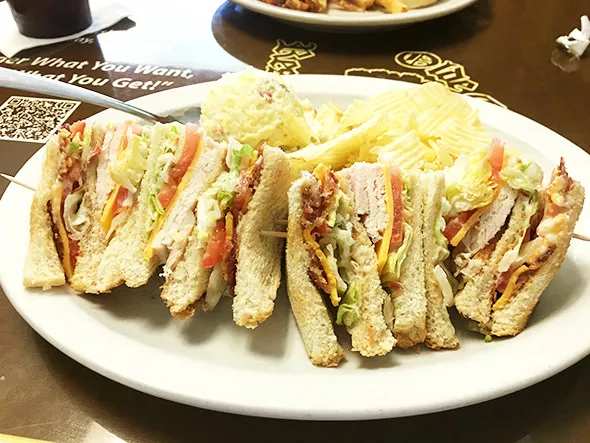 A cheeseburger with french fries at Olde Orchard Restaurant - JACOB THREADGILL