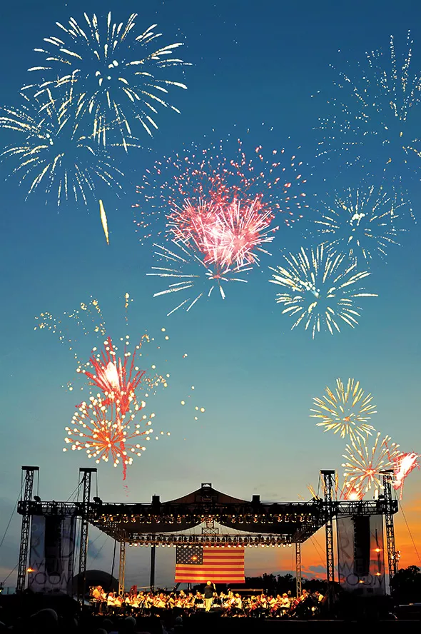 Red, White & Boom features a free concert by Oklahoma City Philharmonic followed by fireworks 8:30 p.m. Wednesday at State Fair Park. - PROVIDED