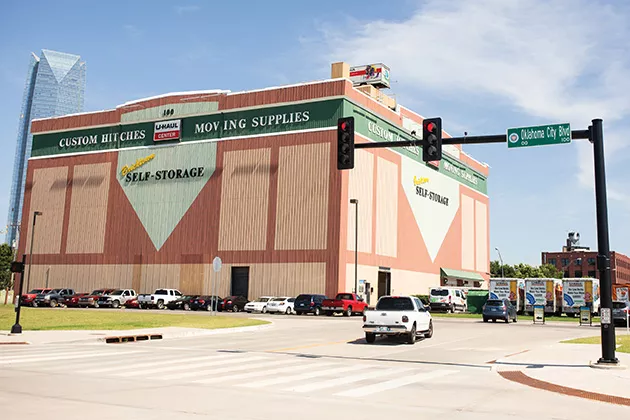 The current Oklahoma City Boulevard intersection in Bricktown is being moved to the west of U-Haul. - ALEXA ACE