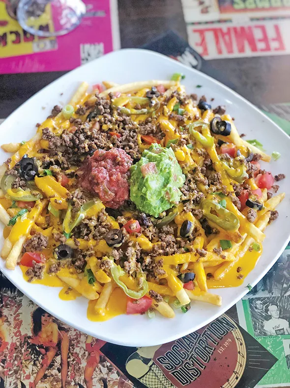 Impossible fries with taco-seasoned crumbles - ALY CUNNINGHAM / PROVIDED