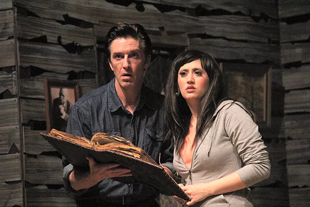 Wil Rogers and Megan Montgomery in Pollard Theatre Company’s Evil Dead: The Musical. - PROVIDED