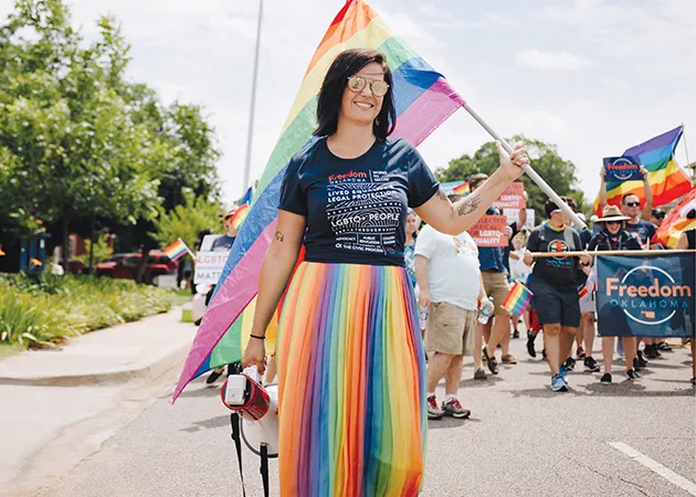 Allie Shinn is executive director of Freedom Oklahoma. - STEPHANIE MONTELONGO / PROVIDED