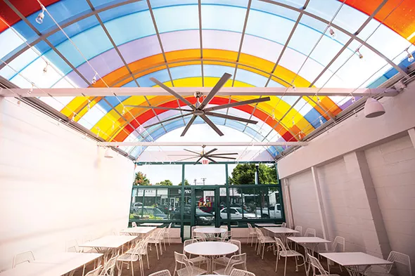 The patio at Mexican Radio, the newest concept from A Good Egg Dining Group, which opened in August - ALEXA ACE