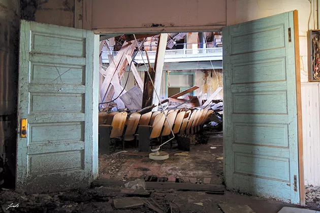 Most abandoned buildings are hospitals and schools like Chilocco Indian Agricultural School near Ponca City. - DAVID LINDE / ABANDONED OKLAHOMA / PROVIDED